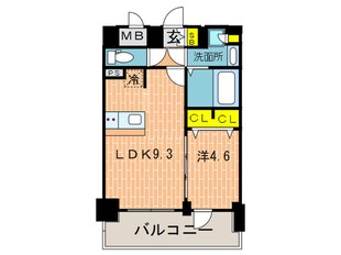 プレサンスTHE神戸(1104)の物件間取画像